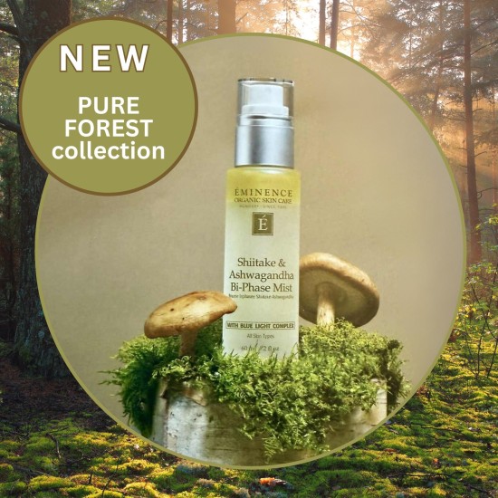 SHIITAKE & ASHWAGANDHA Bi-Phase MIST - Eminence Organics SHIITAKE & ASHWAGANDHA Bi-Phase MIST - Eminence Organics